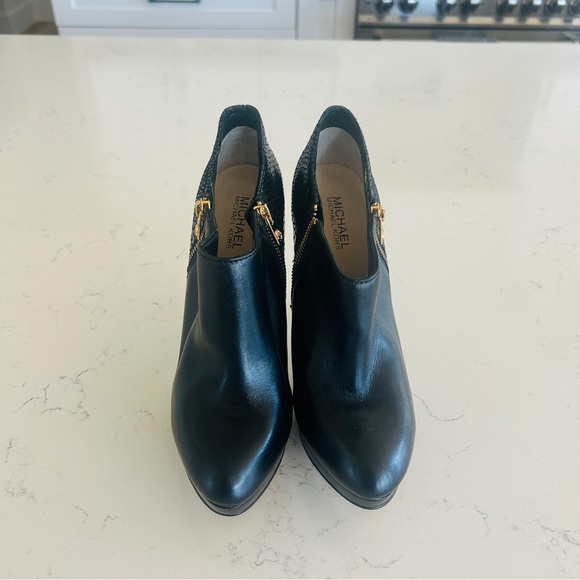 Michael Kors Black Heeled Boots with Stiletto Heel - Picture 3 of 6